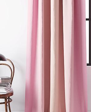 Комплект штор «Лорфиренс» розового цвета