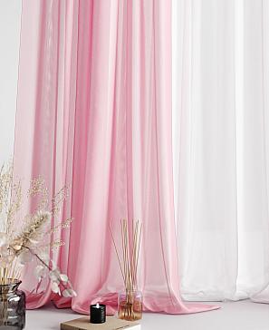 Комплект штор «Мирела» розового цвета