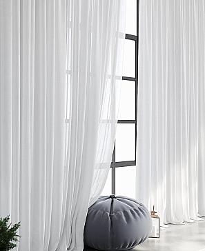 Тюль «Кроунс» белого цвета