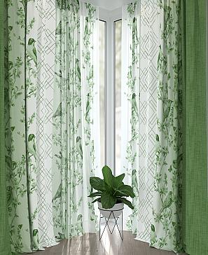 Комплект штор «Каренвикс (зеленый)» | фото 3
