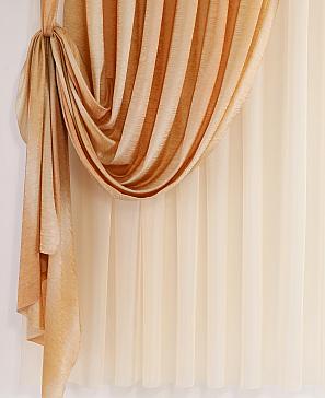 Комплект штор «Сонтри» бежевого цвета