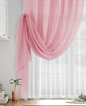 Комплект штор «Ругевит» розового цвета