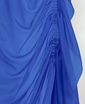 Комплект штор «Фанет» синего цвета