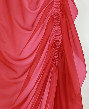 Комплект штор «Фанет» красного цвета