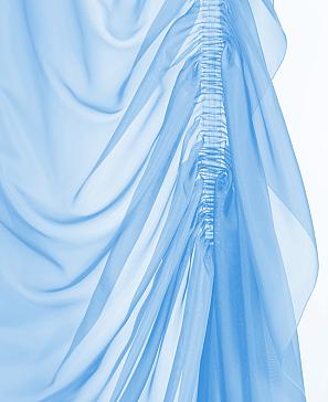 Комплект штор «Фанет» голубого цвета