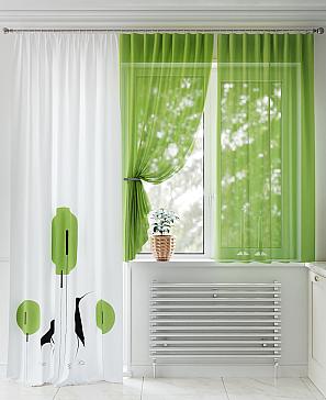 Комплект штор «Сенфарс (зеленый)» | фото 2