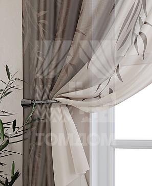 Тюль «Риманвиас (темно-коричневый)» | фото 3