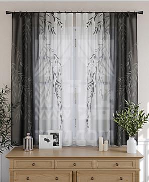 Комплект штор «Риманвиас» черного цвета