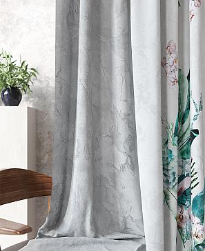 Комплект штор «Синао» серого цвета