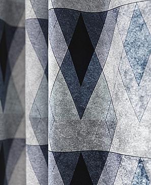 Комплект штор «Лонритан (серо-синий)» | фото 3