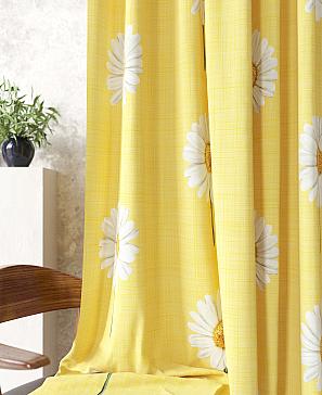 Комплект штор «Лименкир» желтого цвета