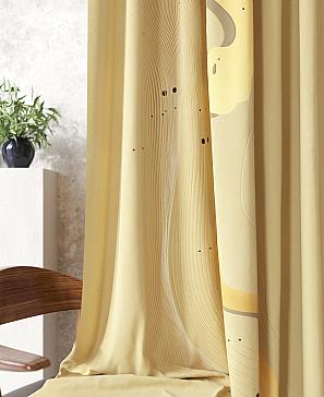 Комплект штор «Лонтрион» желтого цвета