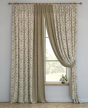 Комплект штор «Алески (бежево-коричневый)» | фото 3