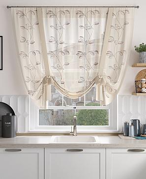 Тюль портьеры «Ланфикас (бежевый)» | фото 3