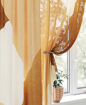 Комплект штор «Лорингрос (бежево-коричневого)» | фото 3