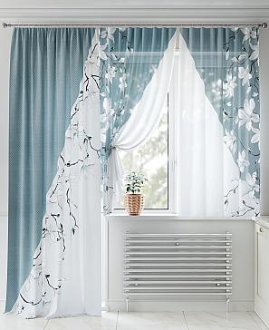Комплект штор «Менкриалс (голубой)» | фото 2