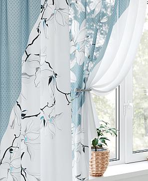 Комплект штор «Менкриалс (голубой)» | фото 3