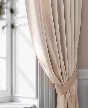 Комплект штор «Лорбронс» бежевого цвета