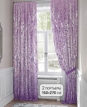 Комплект штор «Фанбринс (фиолетовый)» | фото
