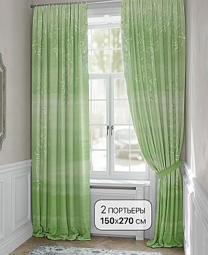 Комплект штор «Миралорс (зеленый)» | фото 3