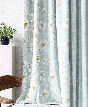 Комплект штор «Флоксинар» голубого цвета