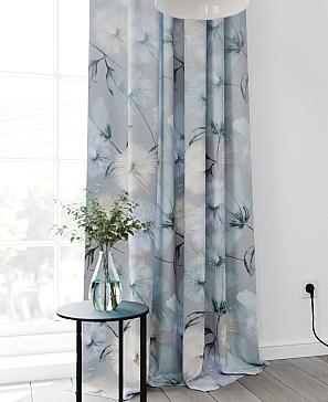 Комплект штор «Ронифрос» голубого цвета