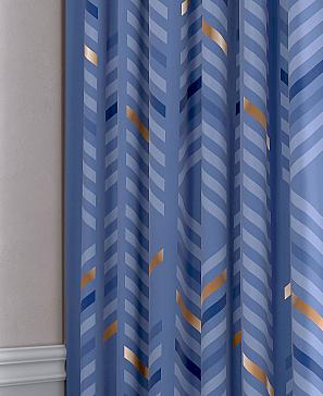 Комплект штор «Феланрист» синего цвета