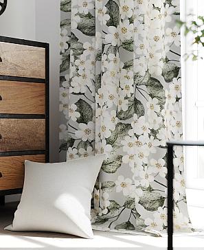 Комплект штор «Лерикано» светло-серого цвета