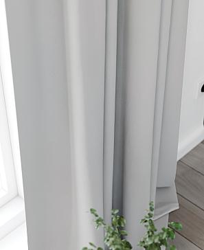 Комплект штор «Лерикано» светло-серого цвета