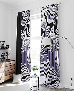 Комплект штор «Ронетриол» сиреневого цвета