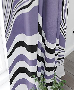 Комплект штор «Ронетриол» сиреневого цвета