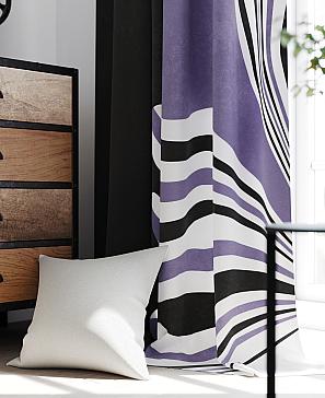 Комплект штор «Ронетриол» сиреневого цвета