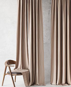 Комплект штор «Милантрол» бежевого цвета