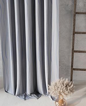 Комплект штор «Милантрол» серого цвета