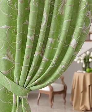 Комплект штор «Фенрилар» зеленого цвета