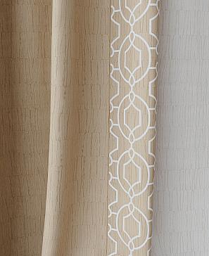 Комплект штор «Ралфирс» бежевого цвета