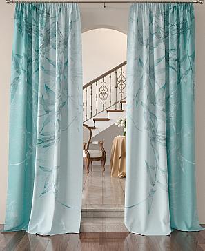 Комплект штор «Хеневирст» бирюзового цвета