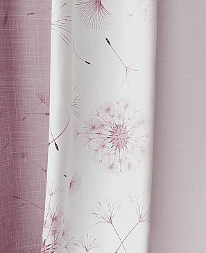 Комплект штор «Рилекрит» розового цвета