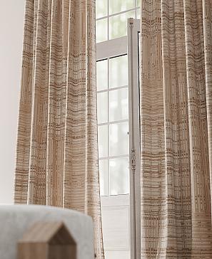 Комплект штор «Ронкриолт» темно-бежевого цвета