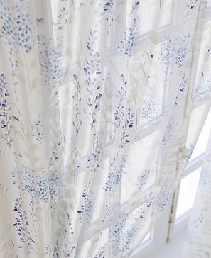 Комплект штор «Лила» голубого цвета