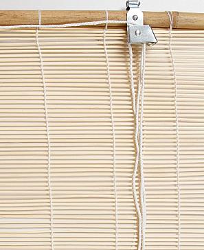 Готовые рулонные шторы «Бамбук» натур