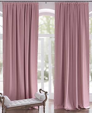 Комплект штор «Тиаго» розового цвета