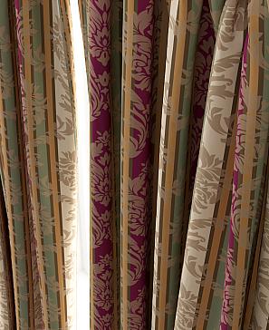 Комплект штор «Амарети» цвета фуксии