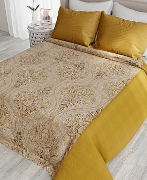 Комплект штор «Маола» горчичного цвета