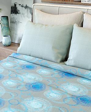 Комплект штор «Хайсен» серо-синего цвета