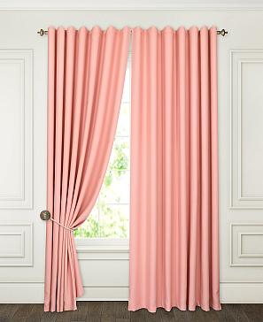 Комплект штор «Элести» розового цвета