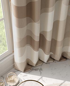 Комплект штор «Гранморс» бежевого цвета