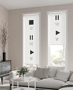 Рулонная штора. Плэй. ширина 52см.