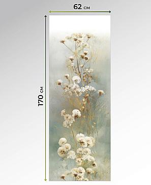 Рулонная штора.Одуванчики. ширина 62см.