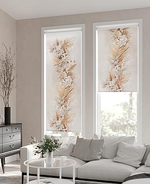 Рулонная штора.Золото. ширина 62см.